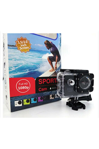 TEKNO AC-02 1080p Full Hd Su Geçirmez Aksiyon Kamerası Siyah