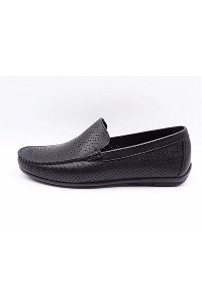 King Shoes 3221 Black Summer Men's Shoes