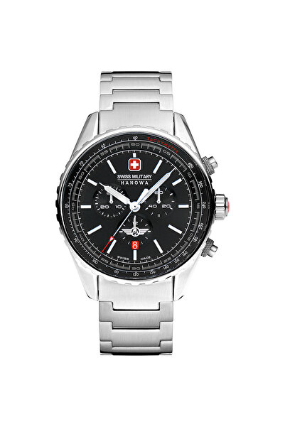 SWISS MILITARY HANOWA ساعة يد رجالية 10 ATM مقاومة للماء مصنوعة من سويسرا