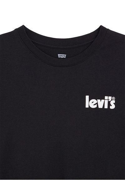 Levi's Μαύρο T-shirt με στάμπα με λαιμόκοψη A2082-0114_LSESS RELAXED FIT TEE CO