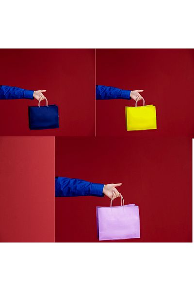 HDF PAZARLAMA 3 PCS 3 COLOR GIFT BAG/BAG