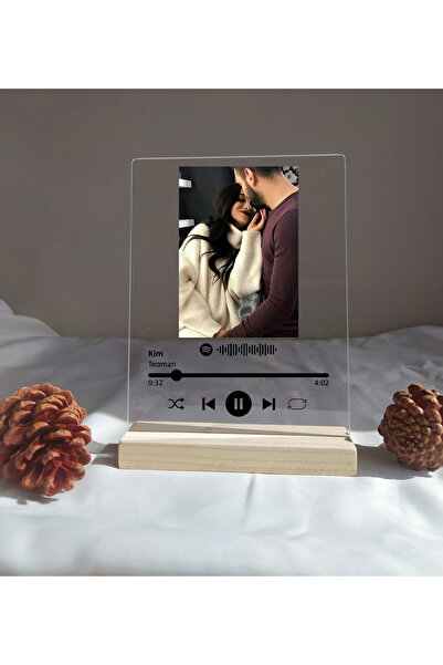 Kaya Baskı Spotify Barkodlu Plak Kişiye Özel , Sevgiliye Hediye Arkadaşa Hedi...