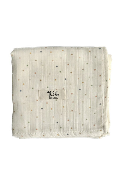 Asu Baby&Kids Mini Dot Organic Cotton Muslin