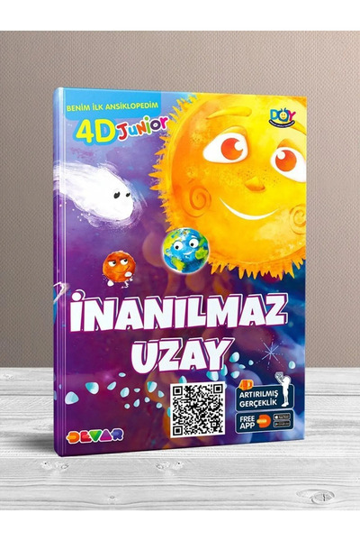BidiBadi İnanılmaz Uzay İlk Ansiklopedim Etkinlik Kitabı / 4D Artırılmış Gerç...