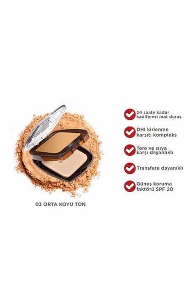 Deborah 24Ore Compact Long Lasting Foundation T.Beige 03