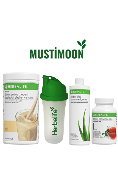 Herbalife Mutlu Set Vanilya Shake Aloevera Klasik Çay