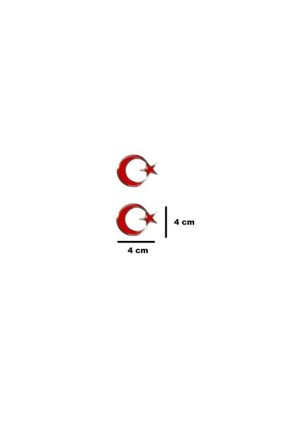 BsElektronik Special Coat of Arms for Labelmakers Crescent and Star Small 4 c...
