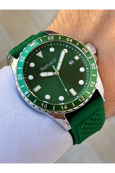 Ferrucci Special Design Waterproof Silicone Cord Men's Wrist Watch