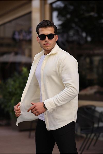 Stilkombin Oversize απλό πουκάμισο Fleece XC U 200