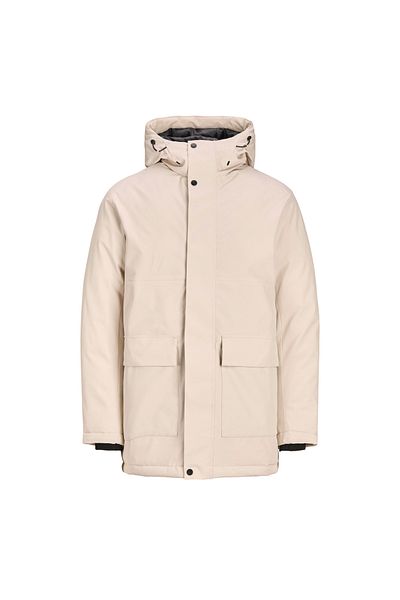 Jack & Jones Cream Men's Coat 12235845_JJTATE PARKA