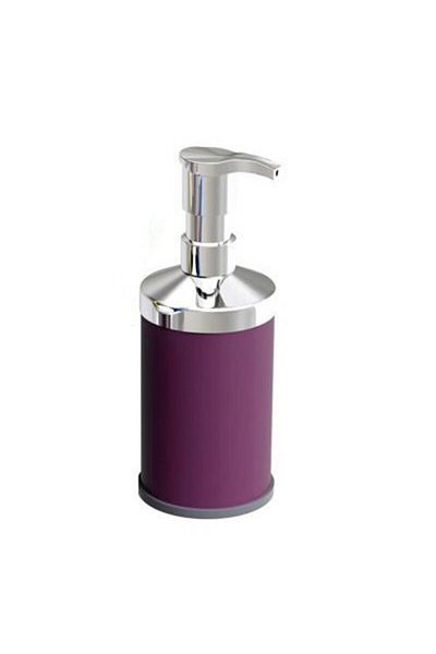 Maxiflow Stainless Chrome Purple Liquid Soap Dispenser