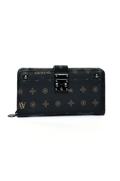 Armine C03 Black Printed Wallet