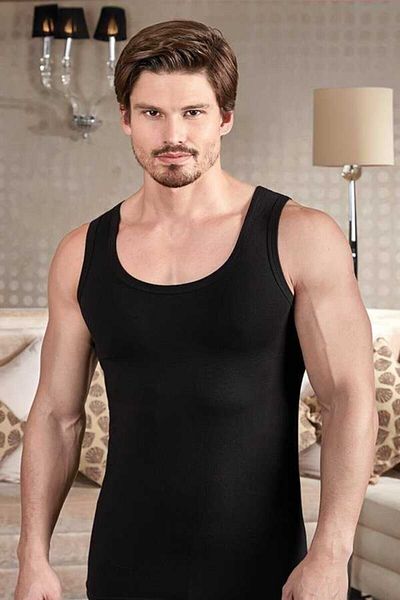 SWATİ Ανδρικό εσώρουχο με μαύρη ραβδώσεις Rambo Original Berrak 1015 3 τεμαχίων
