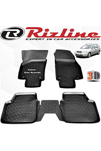 Rizline Opel Astra G 3d Paspas Havuzlu Sedan 1998 - 2009 Arası Siyah 4 Parça Set