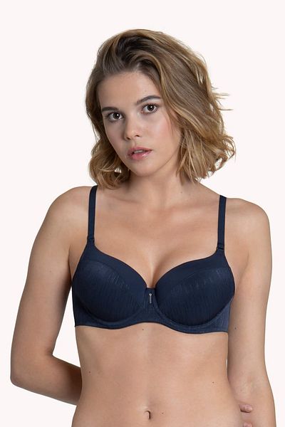Lisca Sutien subțire din burete cu sârmă albastră pentru femei