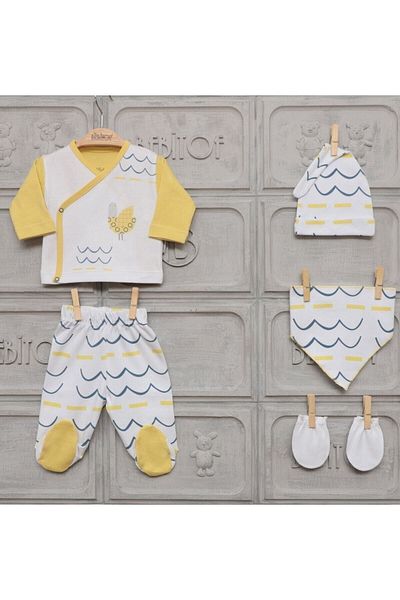 Bebitof Married Bird 5 Piece Bodysuit Set