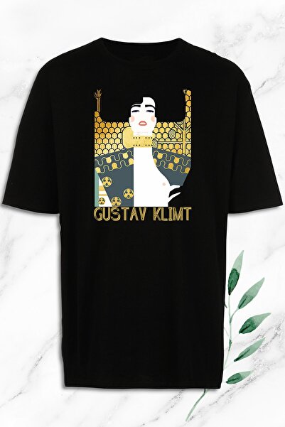 perseusshopping Unisex Oversize kroj umetničko delo Gustava Klimta Štampano c...