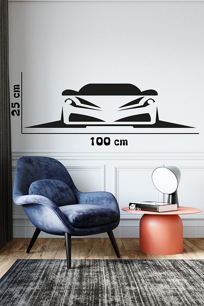 Tilki Dünyası Autocolant negru pentru mașină pentru decorare 3