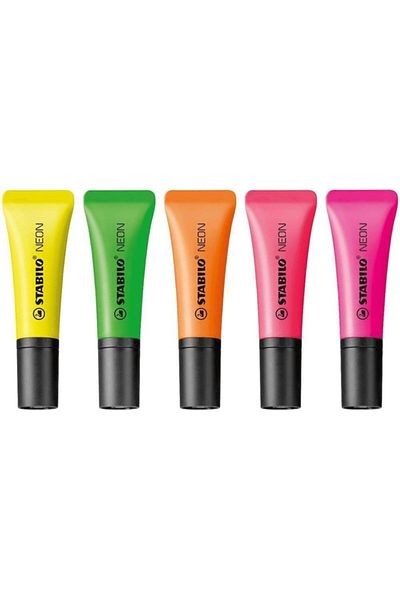 Stabilo Neon 5 Pack Highlighter