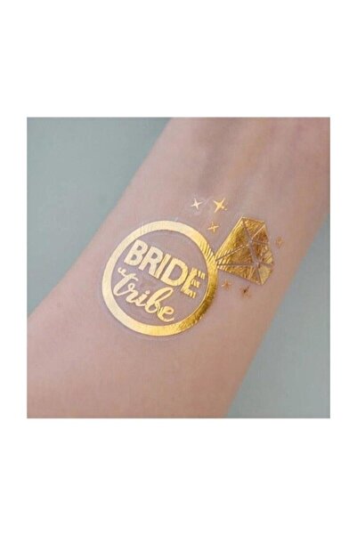 Happyland Bride Tribe Geçici Dövme, Bekarlığa Veda Bride To Be Dövmesi
