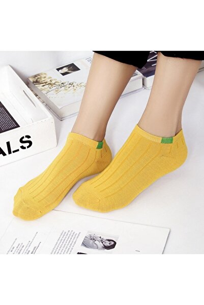 çorapmanya Γυναικείες βαμβακερές πολύχρωμες κάλτσες μποτάκια 5 ζευγάρια