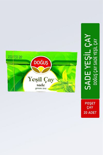 Doğuş Çay Plain Green Tea Herb - 20 Pieces Depaçay1022