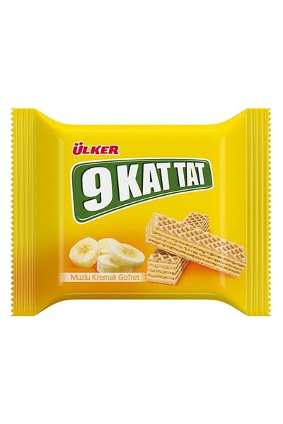 Ülker 9 Layers Taste Banana Wafer 39 Gr
