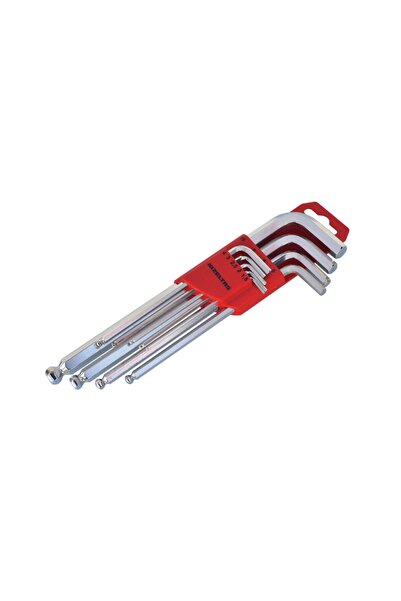 İzeltaş طقم مفاتيح ألين برأس مستدير 9 قطع