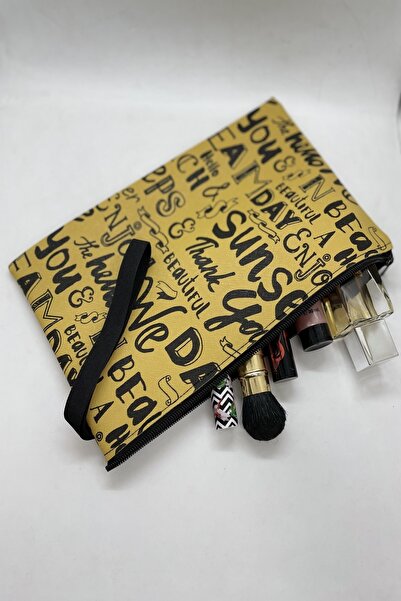 MENİSE حقيبة مكياج أنيقة بسحاب واحد