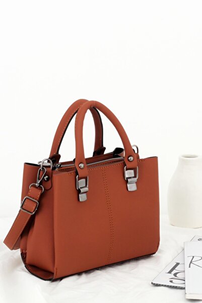 Bipanya Vamos 2 Bölmeli Kalite Deri Kadın Omuz Çantası Bp-4495o