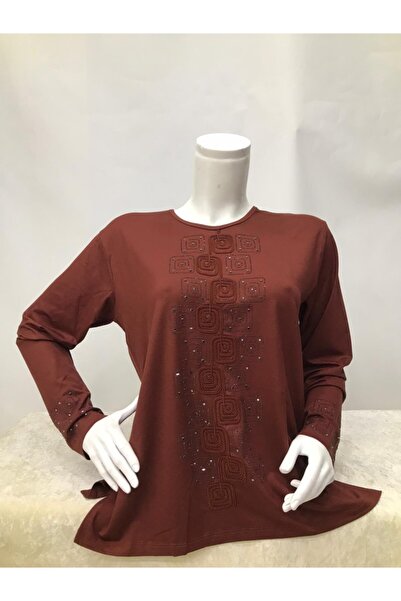 İnci Inc Kadın I Yeni Sezon Taşlı Penye Bluz