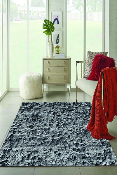 MODANOİVA Sanatsal Duvar Desenli Kaymaz Taban Yıkanabilir Halı