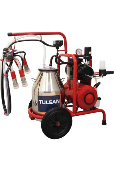 TULSAN Klasik Tip Tekli Inek Süt Sağım Alüminyum Güğüm (yağsız Model)