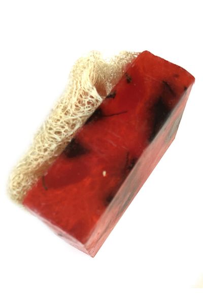 Develi 1973 100% Handmade Pumpkin Fiber Natural Soap-rose Soap