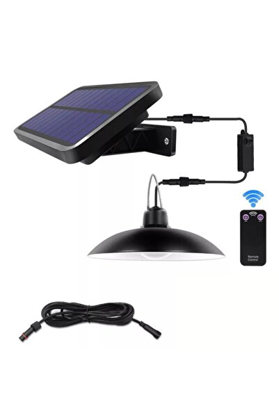 exeo Güneş Enerjili Şarjlı Lamba Solar LED Aydınlatma Sarı Işık