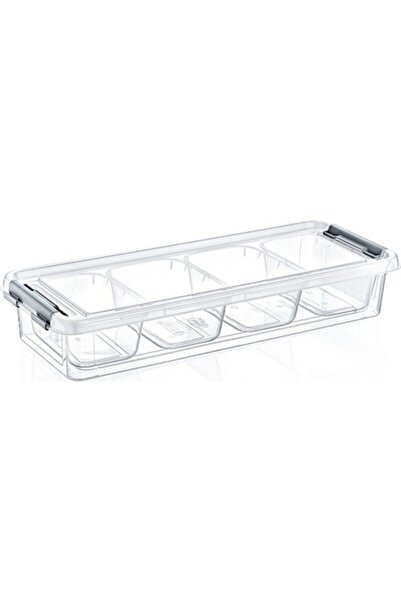 HOBBY LİFE Grand 4 Bölmeli Sığ Organize Kutu 2,5 lt
