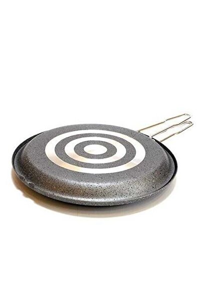 OMS مقلاة أنشوجة جرانيت 32 سم 3223 رمادي