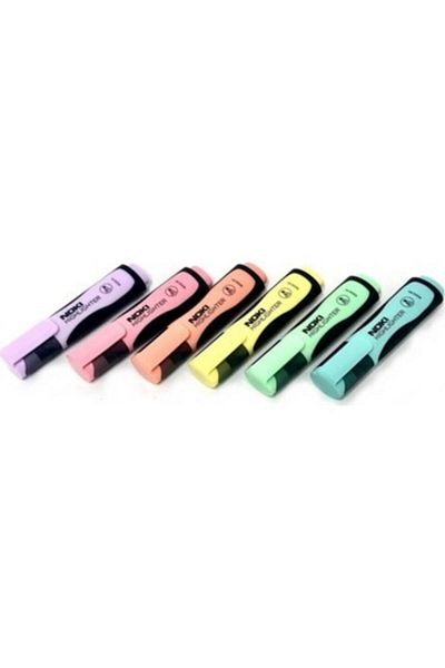 Noki Pastel Highlighter 9000 Highlighter Pen Set of 6