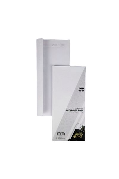 Gen-Of Windowless Diplomat Silicone Envelope 105x240 mm 500pcs