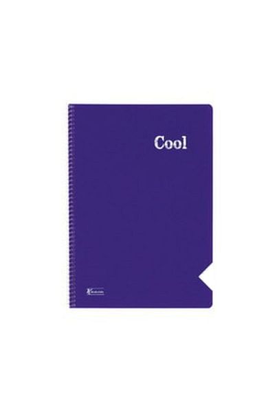 KESKİN COLOR Coperți Cool A4 Spiral PP (plastic) 72 de coli Caiet fără linii-violet