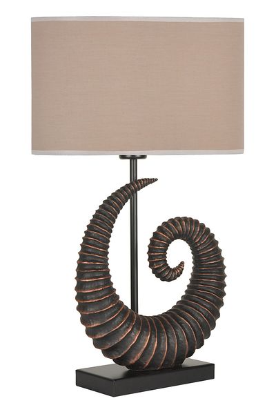 Qdec Modern Design Twist Lampshade Copper Beige