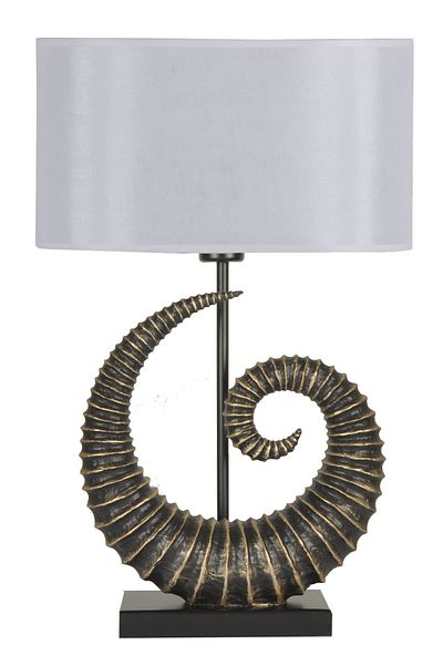 Qdec Modern Design Twist Lampshade Gold White