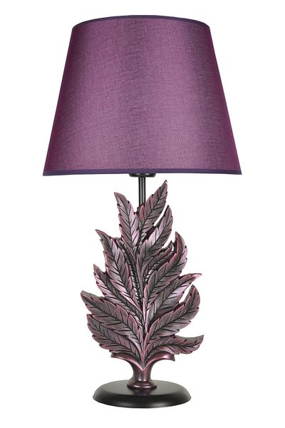 Qdec Modern Design Purple Leaf Lampshade