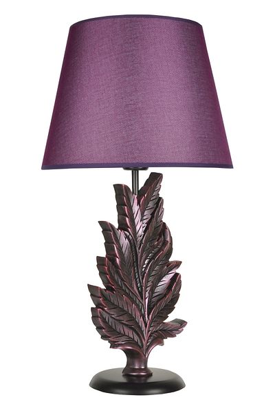 Qdec Modern Design Purple Leaf Lampshade