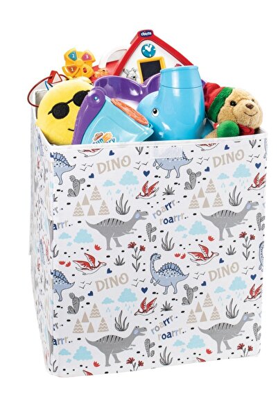 E-LİFE HOME Sevimli Lüks Kumaş Büyük Boy Kapaklı ,figürlü Oyuncak Çocuk Odası...