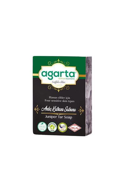Agarta Natural Handmade Juniper Tar Soap 150 Gr