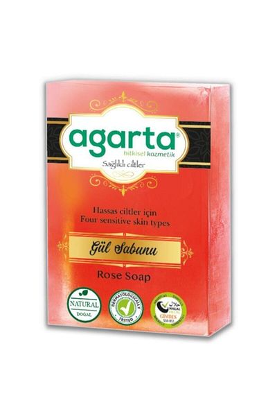 Agarta Natural Handmade Rose Soap 150 Gr
