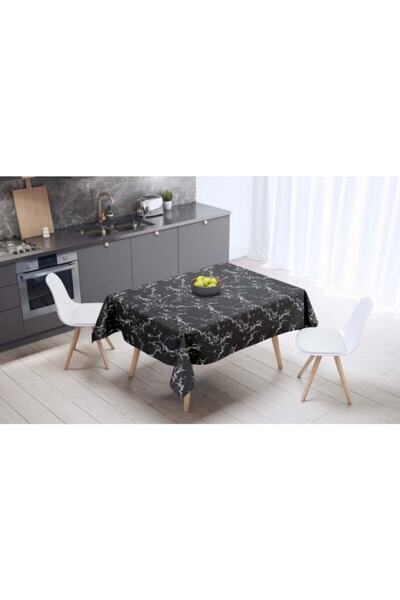 MİRELLA Marble Patterned Wipeable Table Cloth