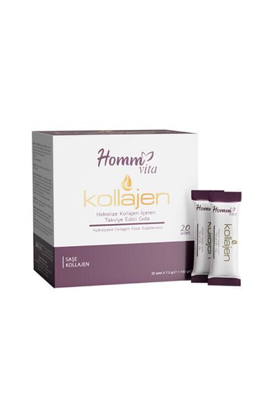 Homm Bitkisel Homm Vita Skin Rejuvenating Immunity Enhancing Collagen Drink 20 Pieces