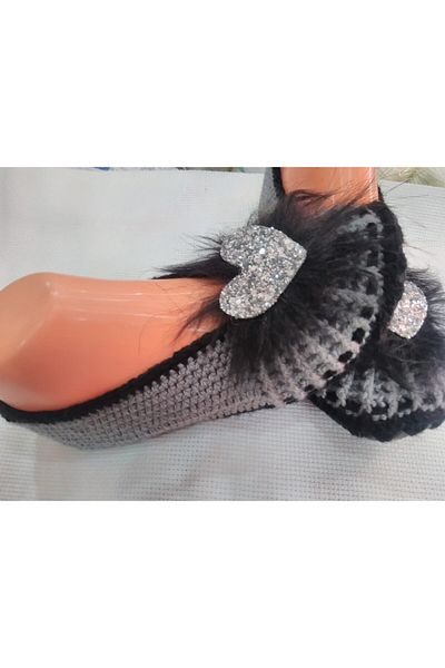 Kevser nur tuhafiye Hand Knitted Home Shoes